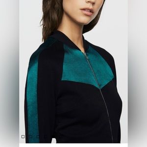 Maje size 38 (S/M) bicolor zip up- rare, gorgeous, excellent used condition